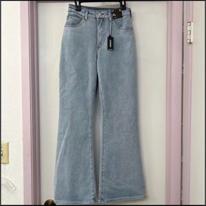 High rise flare express jeans